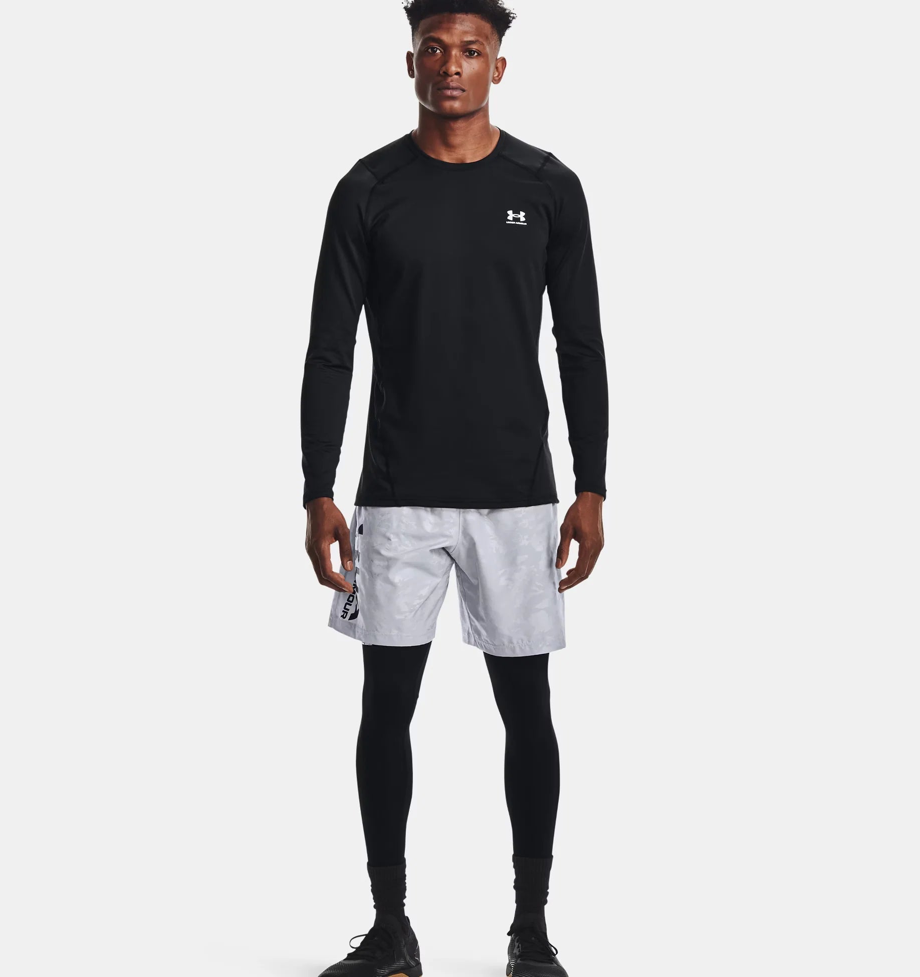 Under Armour Mens ColdGear Leggings 002 Black