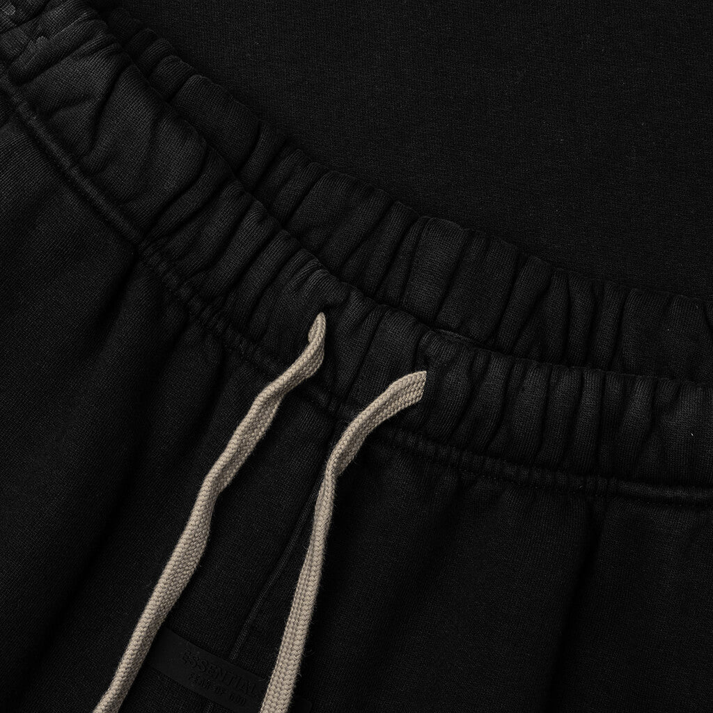 Heavy Fleece Relaxed Sweatpant Black