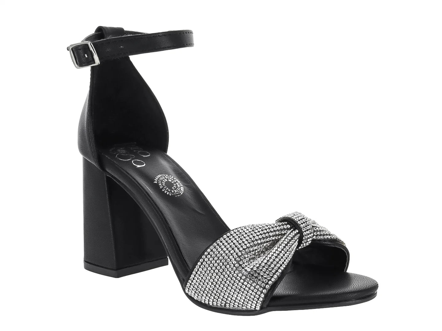 Sandalias Mirlo Negro para Mujer