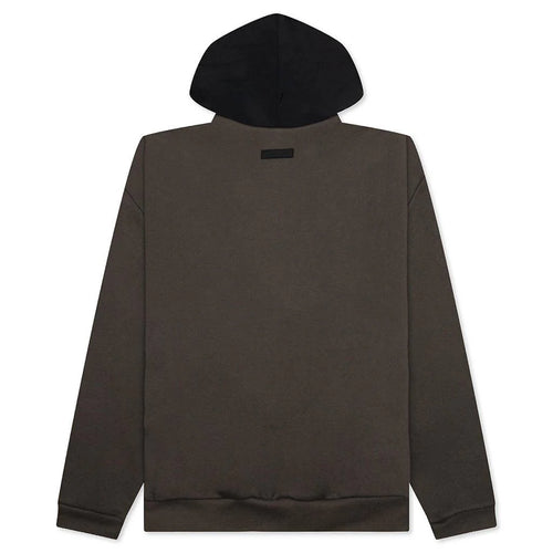 Nylon Fleece Hoodie Ink Jet Black