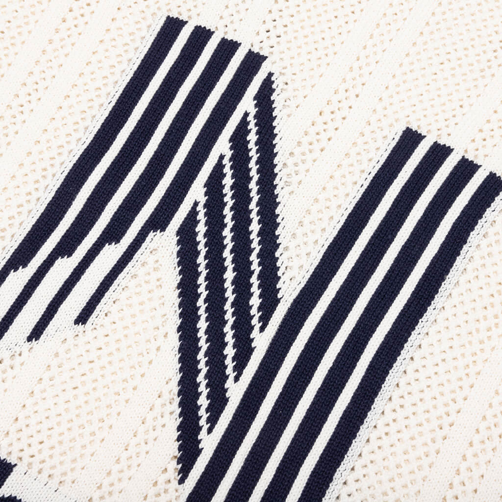 Knitted Tech N Football Shirt Ivory
