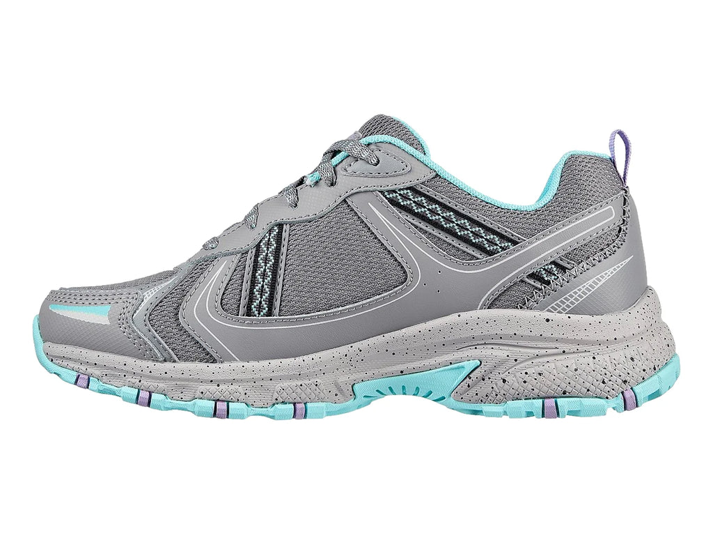Tenis Skechers Outdoors Gris y Azul para Mujer