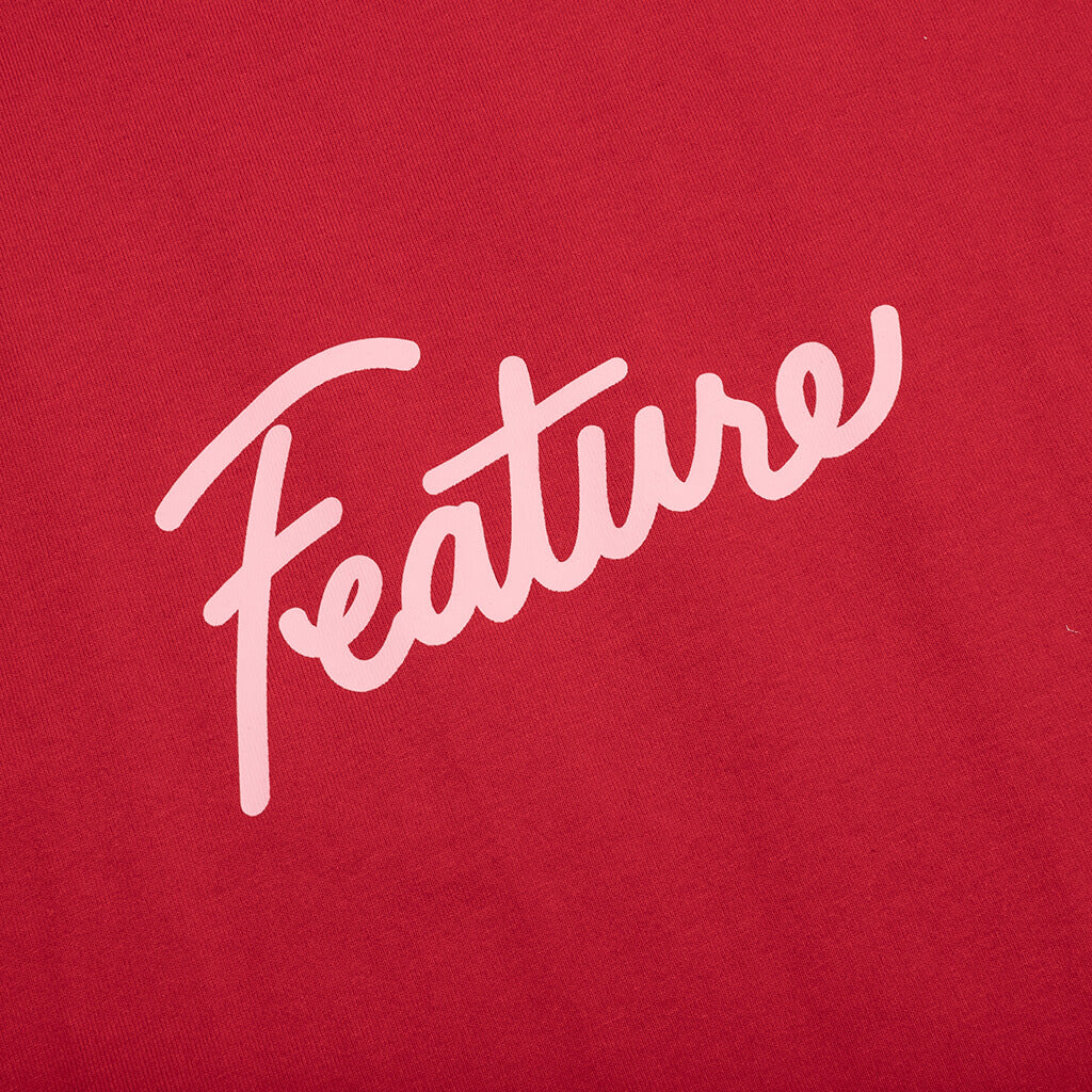 Script Tee Savvy Red