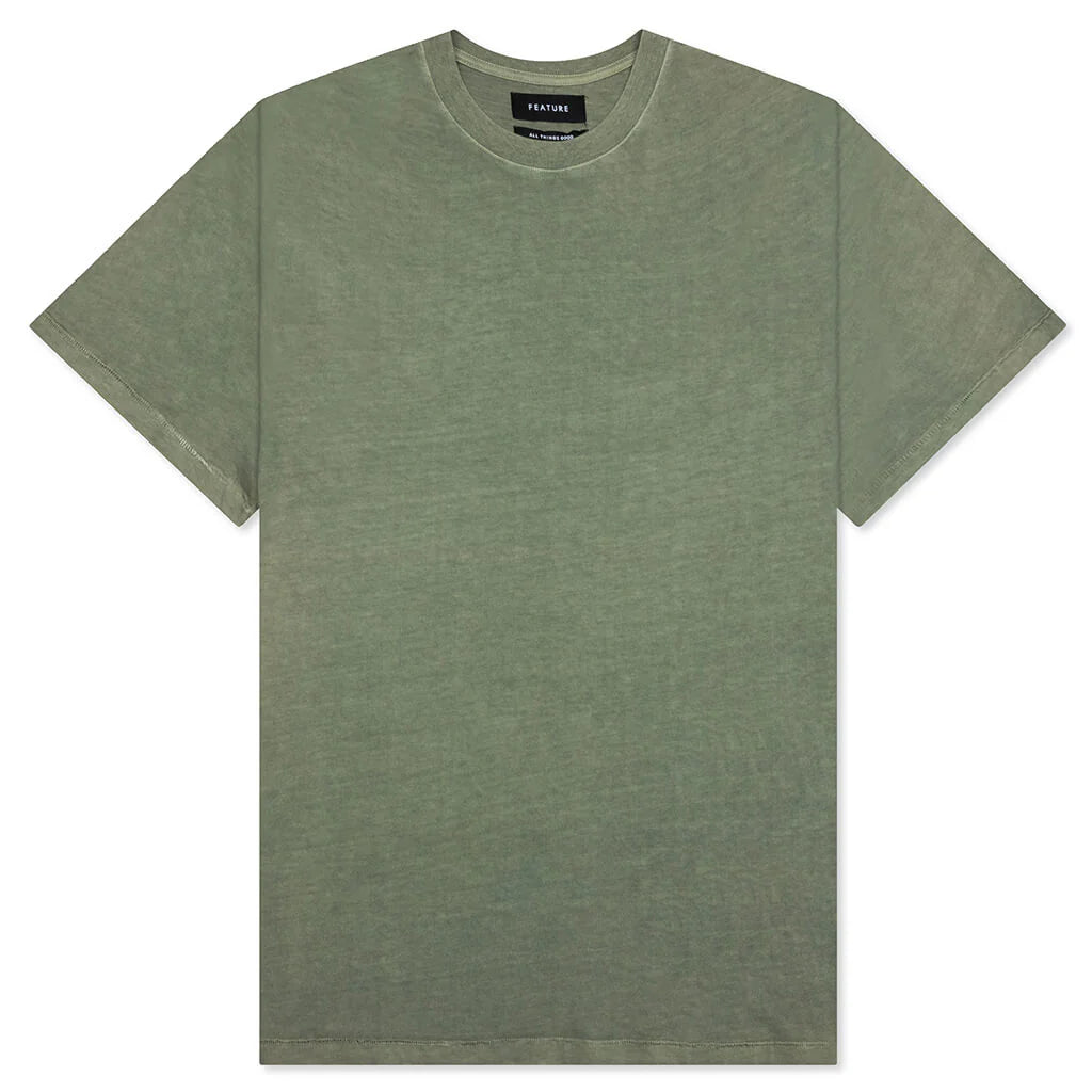 Haring Tee Pigment Deep Lichen