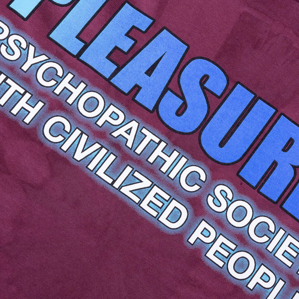Civilized T Shirt Purple Dye
