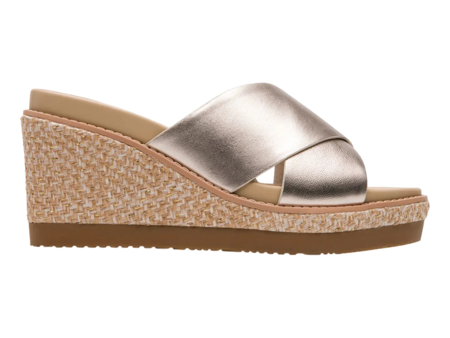 Sandalias Flexi Color Oro para Mujer