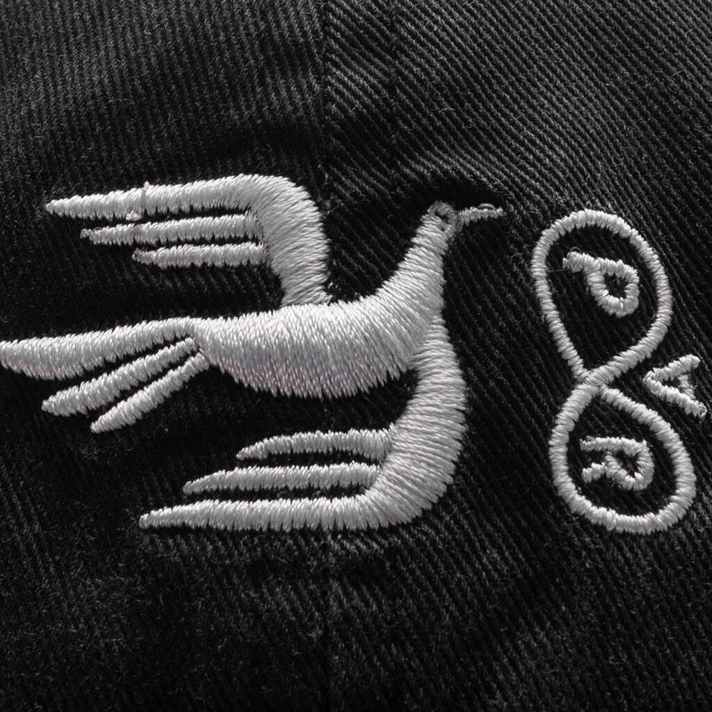 Infinite 6 Panel Hat Black