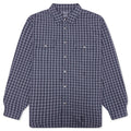 Reversible Padded Shirt Blue Grey Check