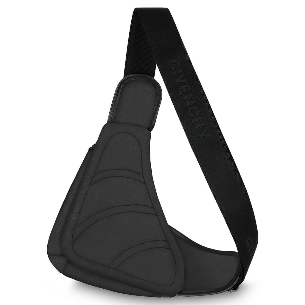 G Zip Triangle Bag Small Black