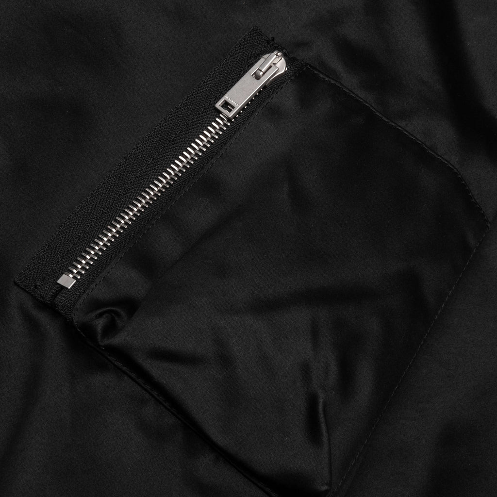 Oversized Bomber Jacket Pitch Black