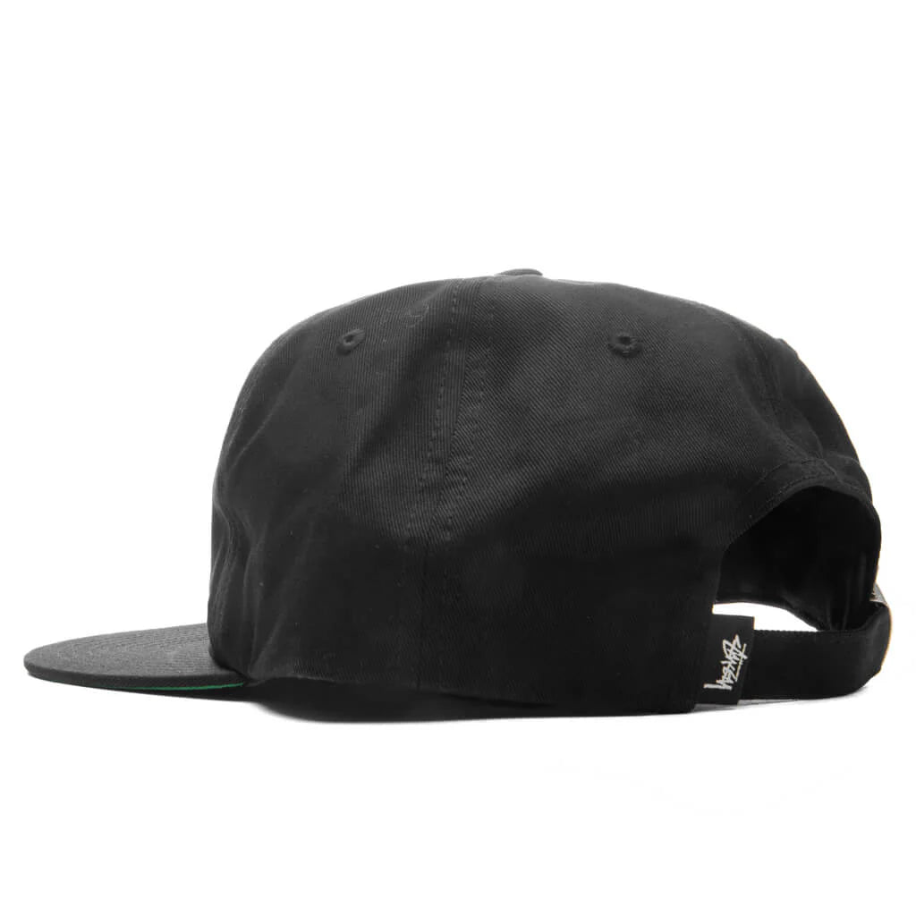Stu Arch Strapback Cap Shadow Black