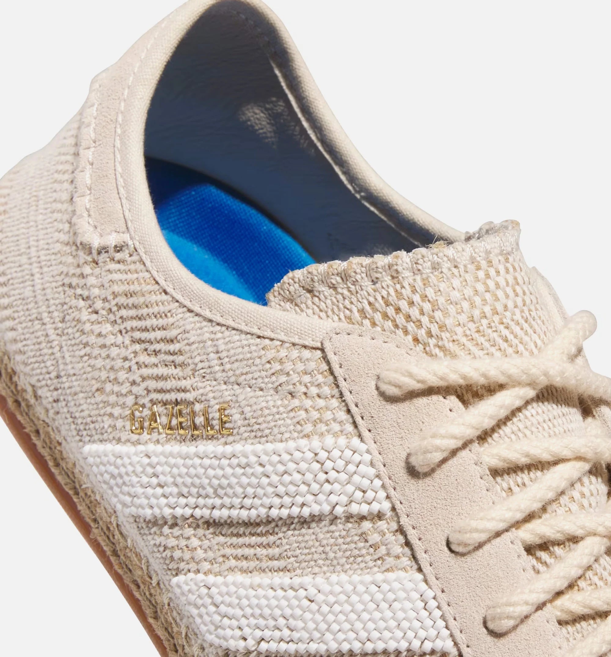 Clot x Gazelle Halo Ivory Mens Lifestyle Shoe Halo Ivory Cloud White Blue Bird