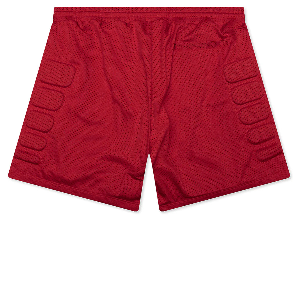 Mesh Moto Short Red