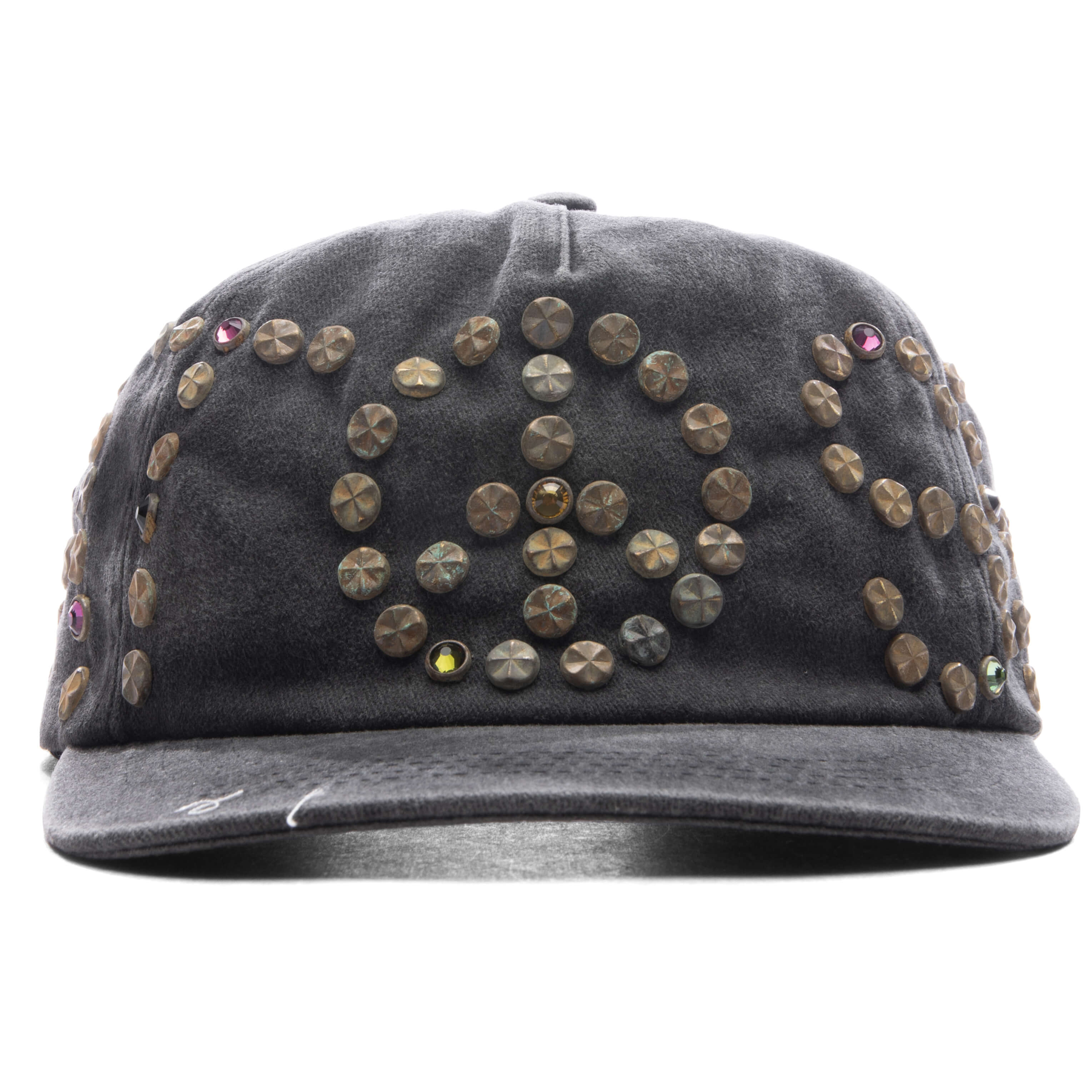 Studded Wrap Around Hat Black