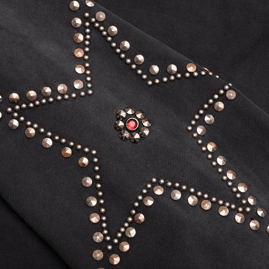 Star Studded Crewneck Black