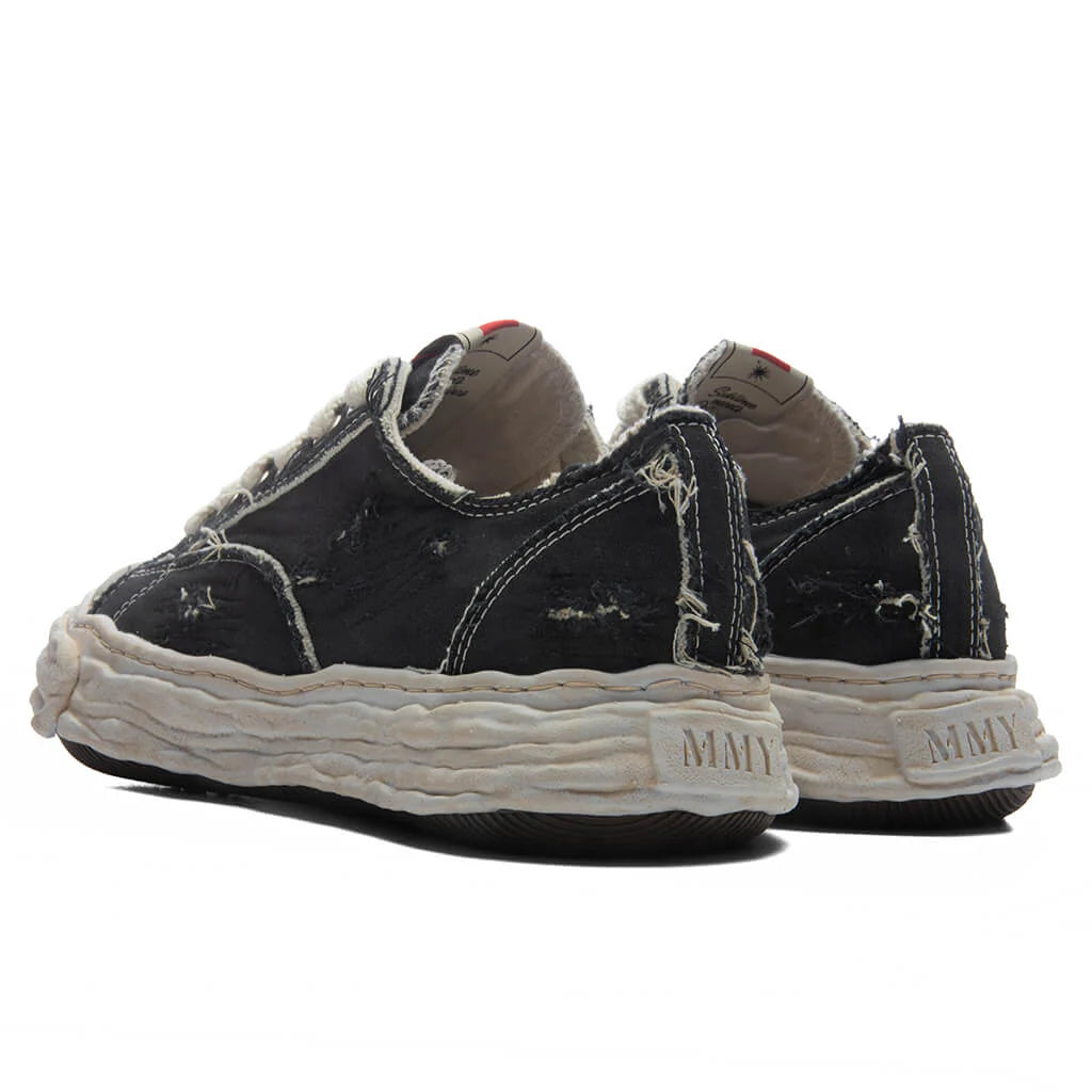 Peterson 23 Low OG Sole Ripped Over Dyed Canvas Black