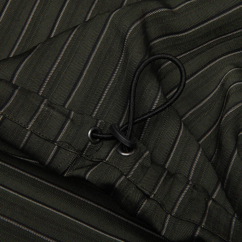 Striped Vorries MW Jacket Dark Green