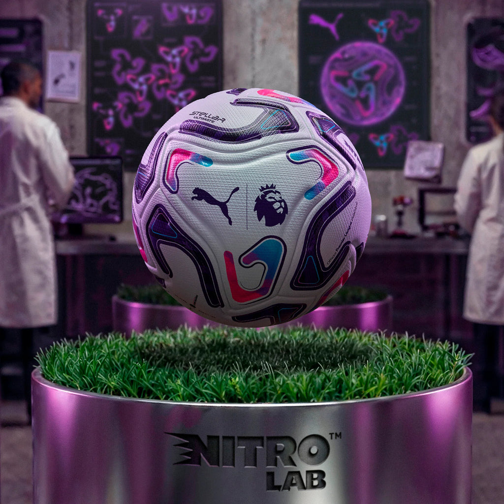 PUMA Stellar Nitro Ultimate Premier League Reactivity Soccer Ball White Multicolor