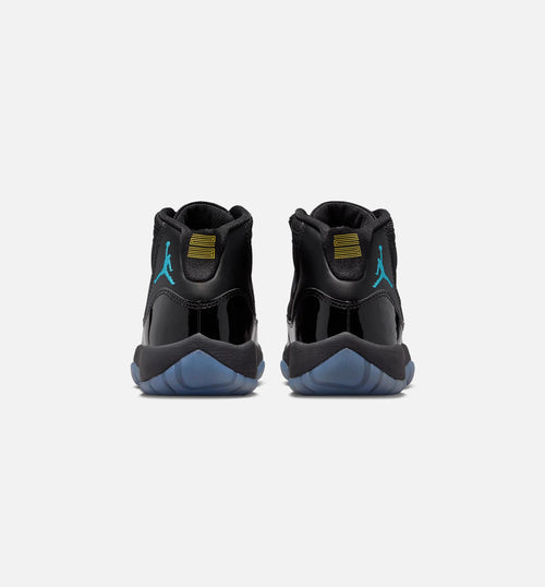Air Jordan 11 Retro Gamma Grade School Lifestyle Shoe Black Gamma Blue Varsity Maize Limit One Per Customer