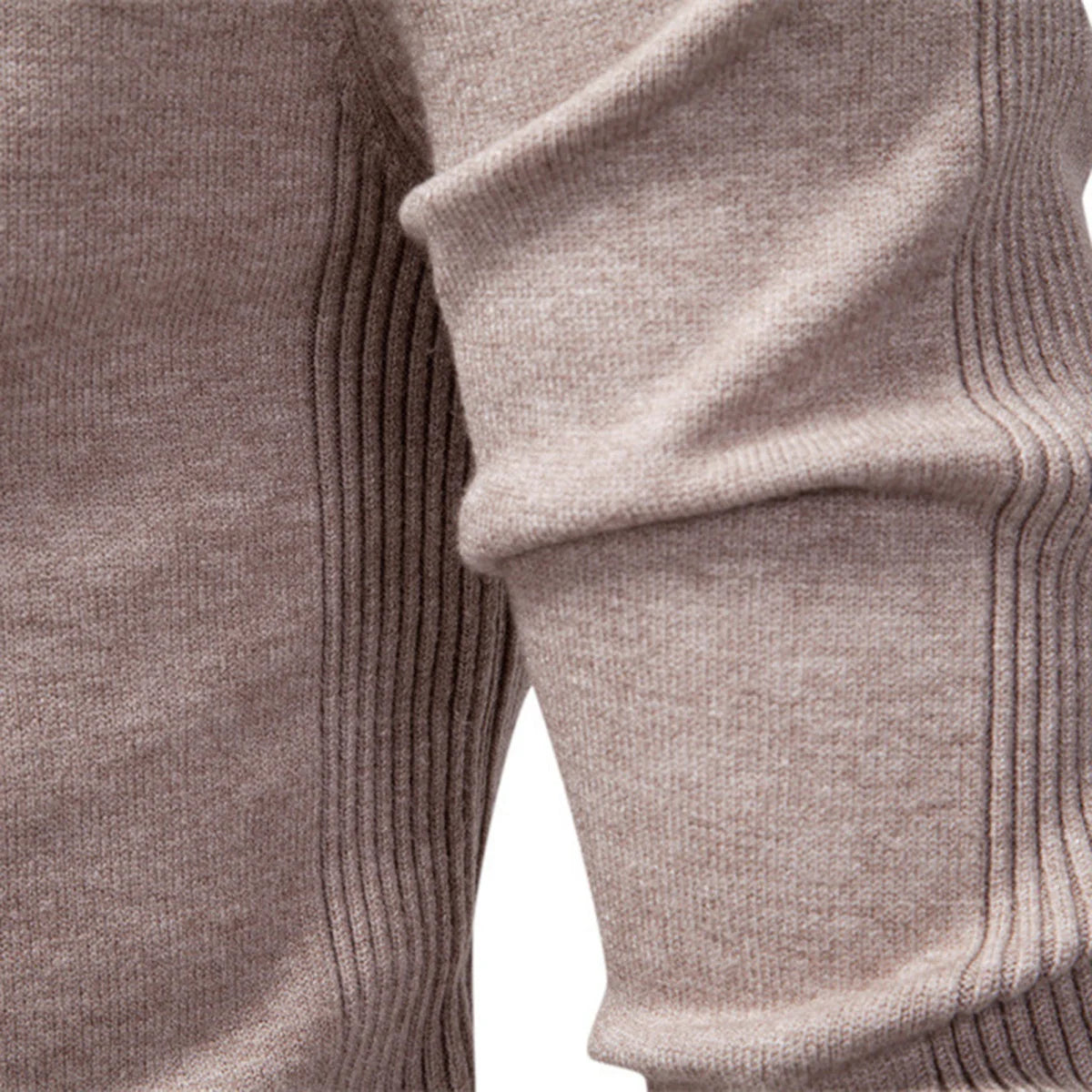 Mens Mockneck Pullover Sweater