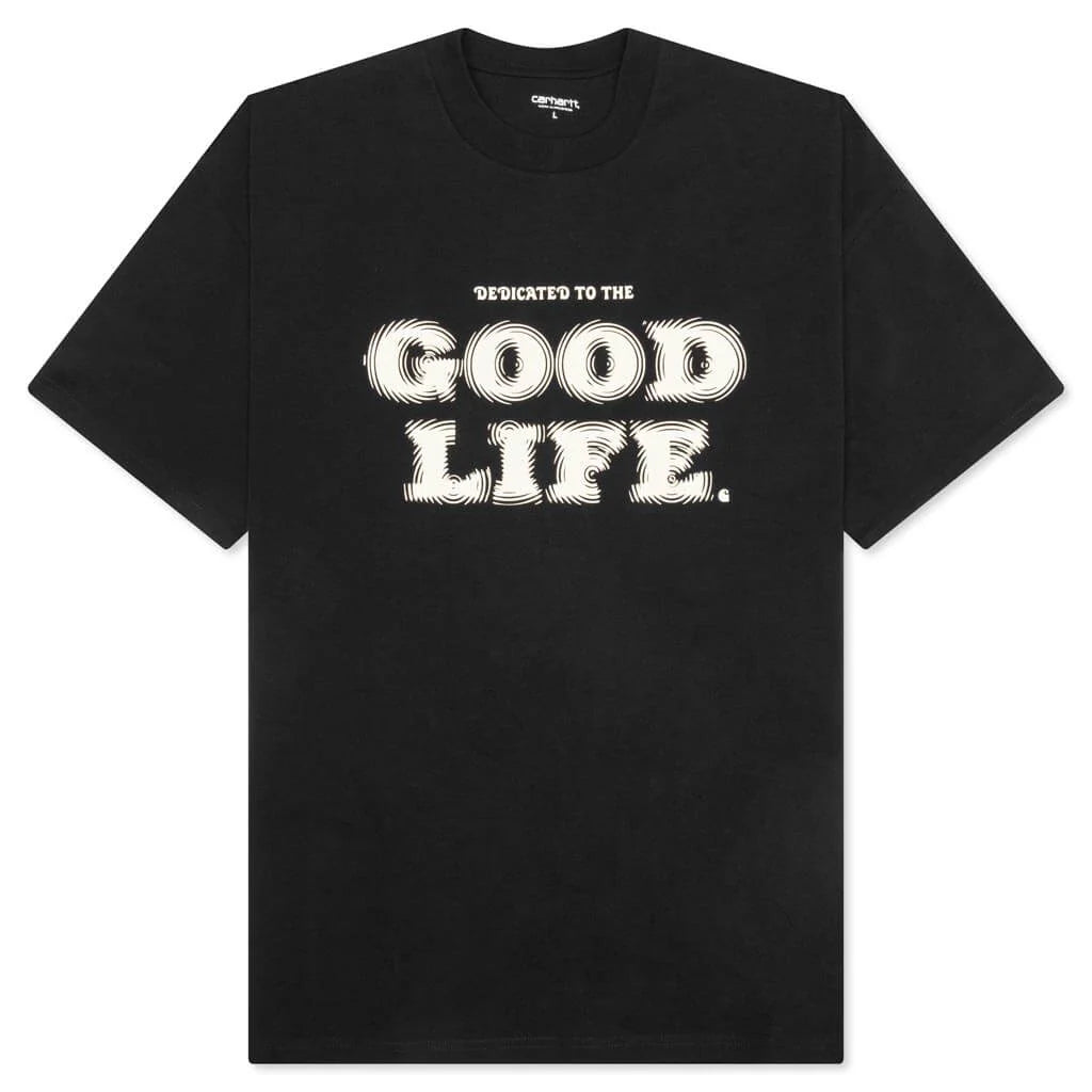 S S Mist T Shirt Black Wax