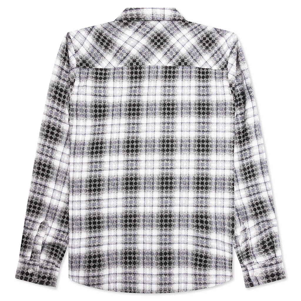 MA Quad Jacquard Flannel Black