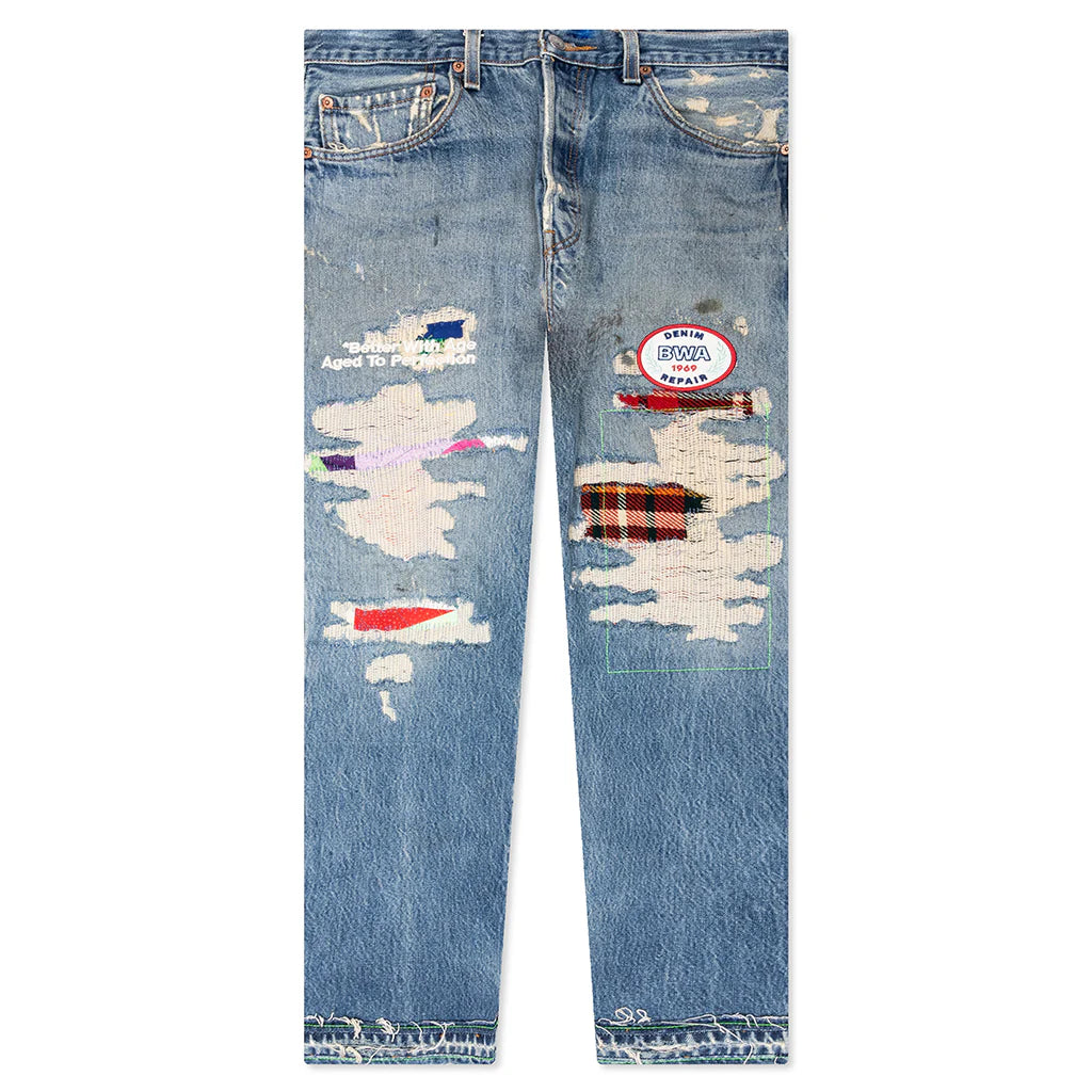 Denim Repair Pants Indigo