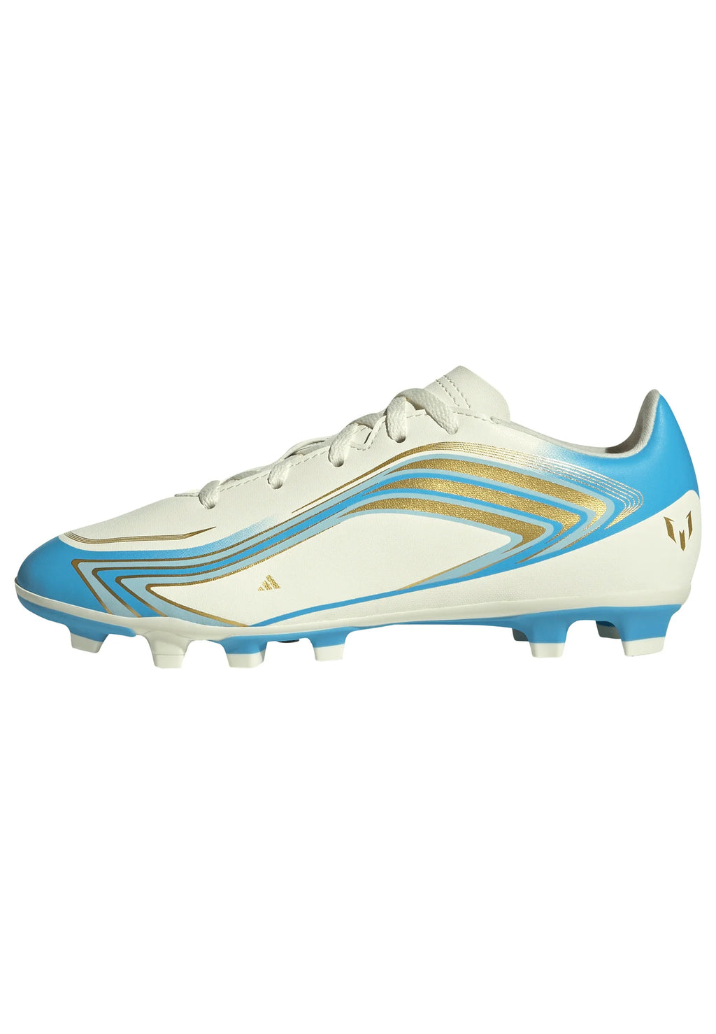 adidas F50 Messi Club FG MG Firm Ground Multi Ground Youth Soccer Cleats Blue