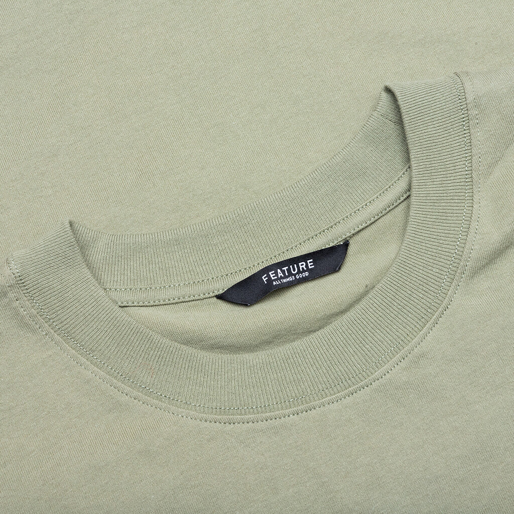 Cowboy Tee Oil Green