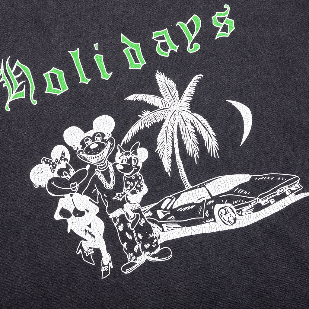 Holidays Reversible Tee Black