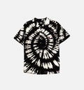 Nice Day Short Sleeve Shirt Tie Dye Black White