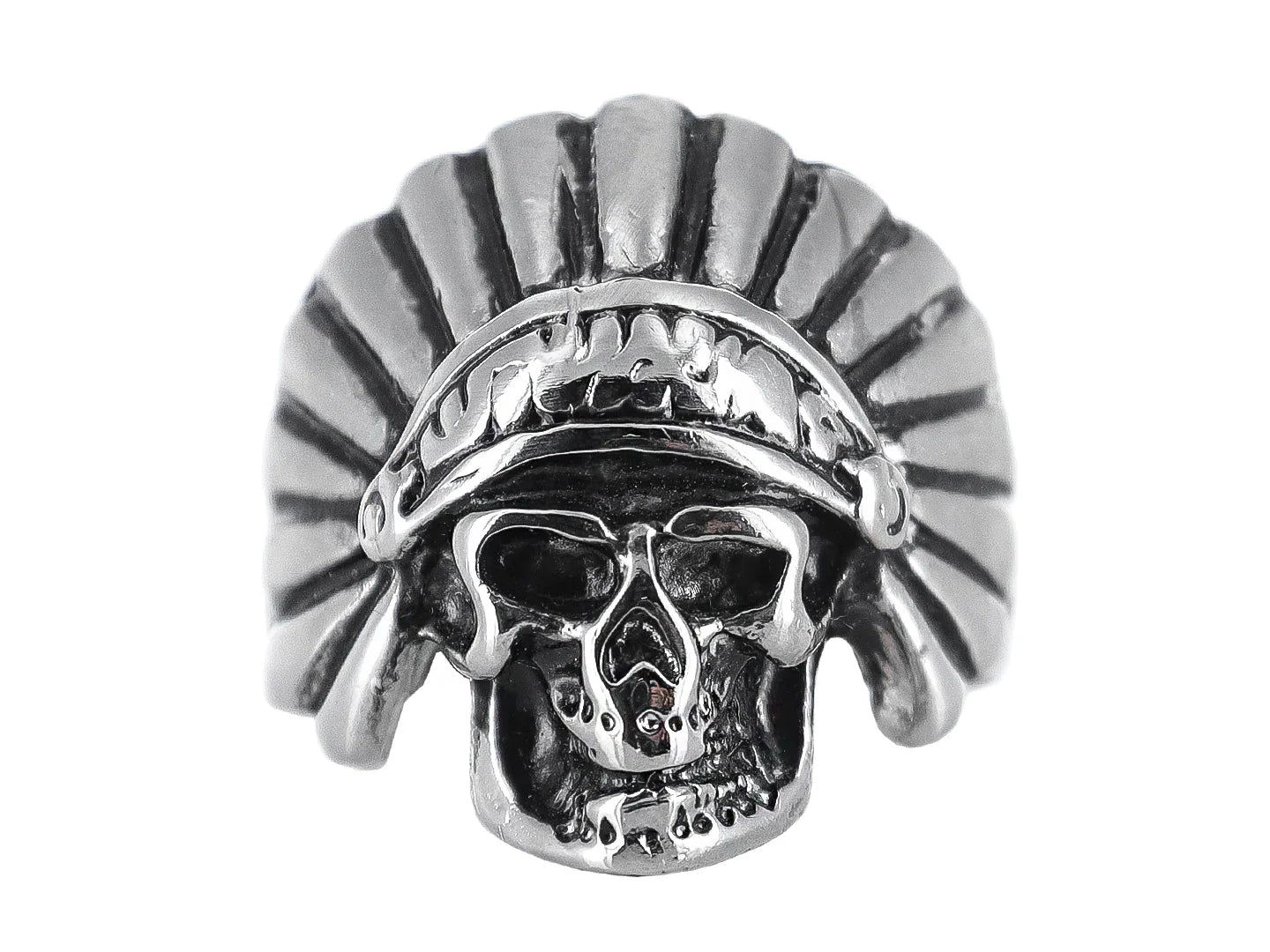 Anillo Roze Calavera Color Plata para Hombre