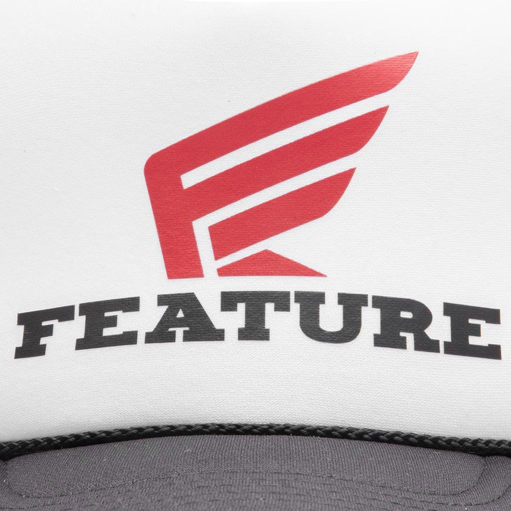 Wing Trucker Black White