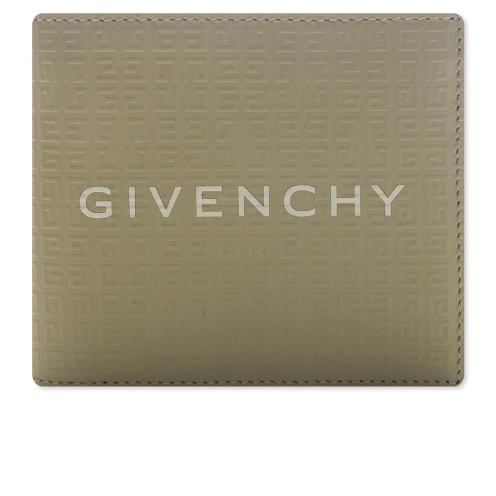 Wallet in 4G Micro Leather Khaki