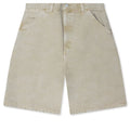 Single Knee Short Dusty Hamilton Brown Chalk Wash