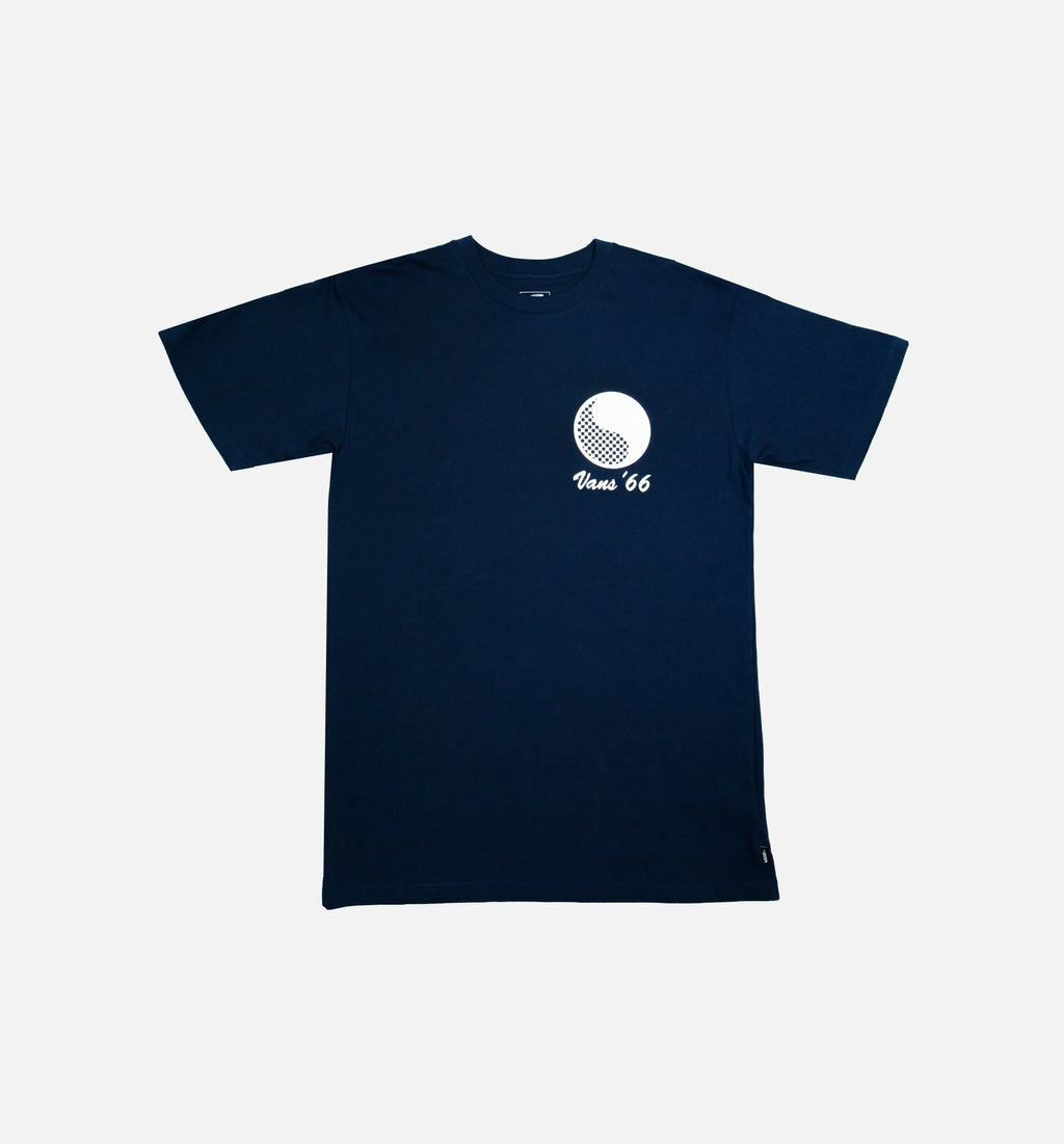 X Free Easy Short Sleeve Mens T Shirt Blue