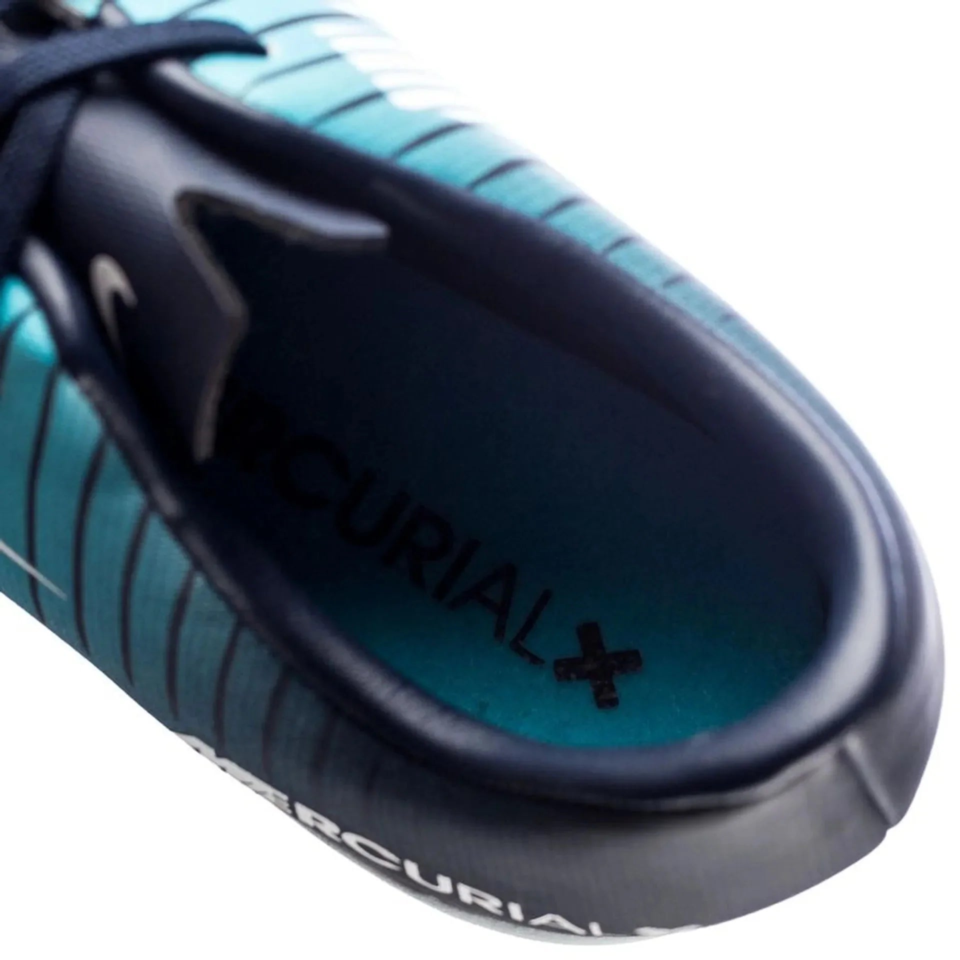 Nike Jr MercurialX Vapor XI IC Indoor Soccer Shoes Obsidian White Gamma Blue