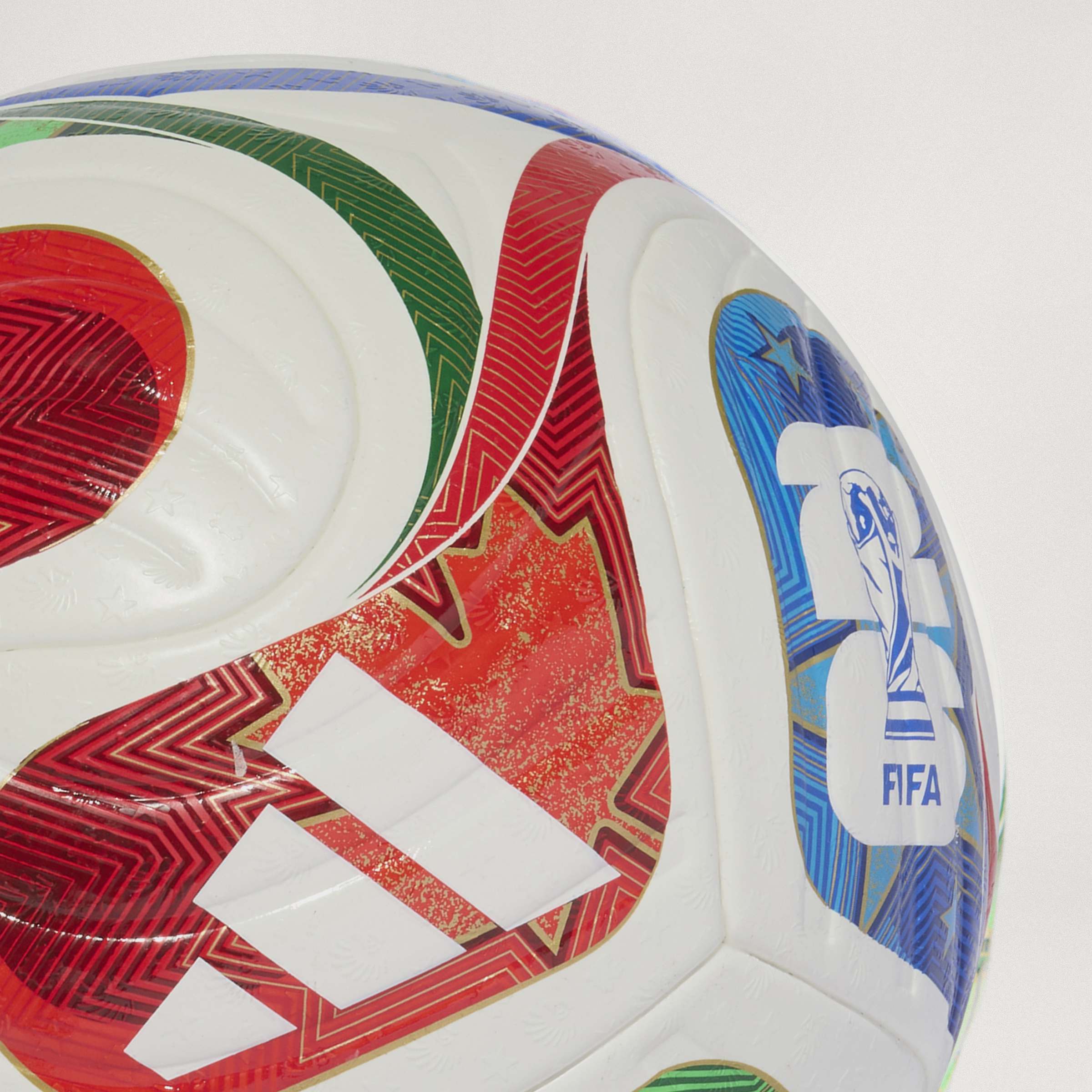 adidas FIFA World Cup 26 Trionda Pro Soccer Ball White Blue Red
