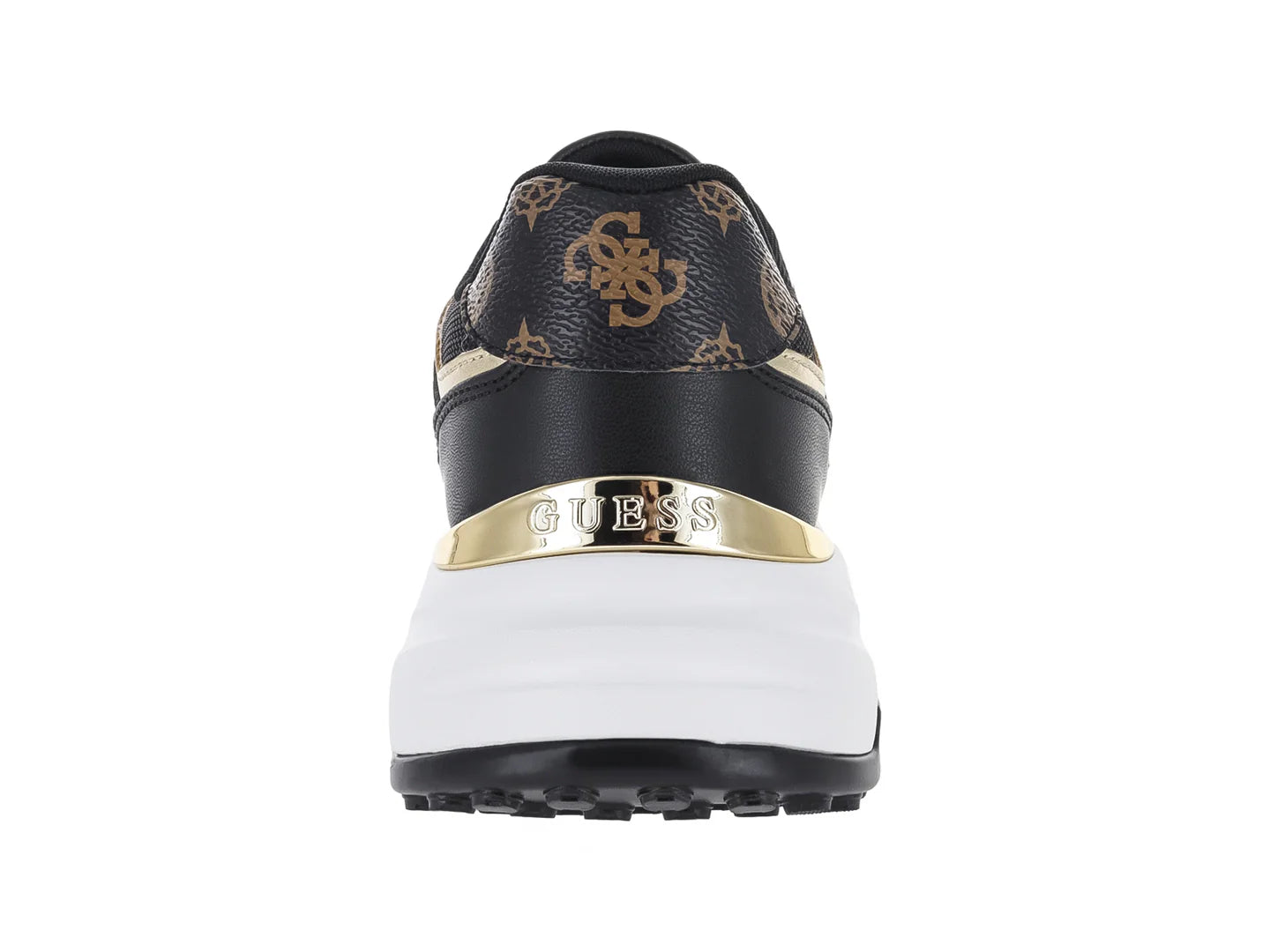 Tenis Guess Fonzi Negro con Dorado para Mujer