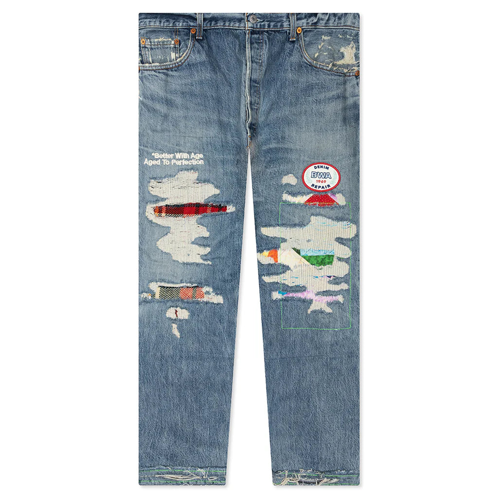 Denim Repair Pants Indigo