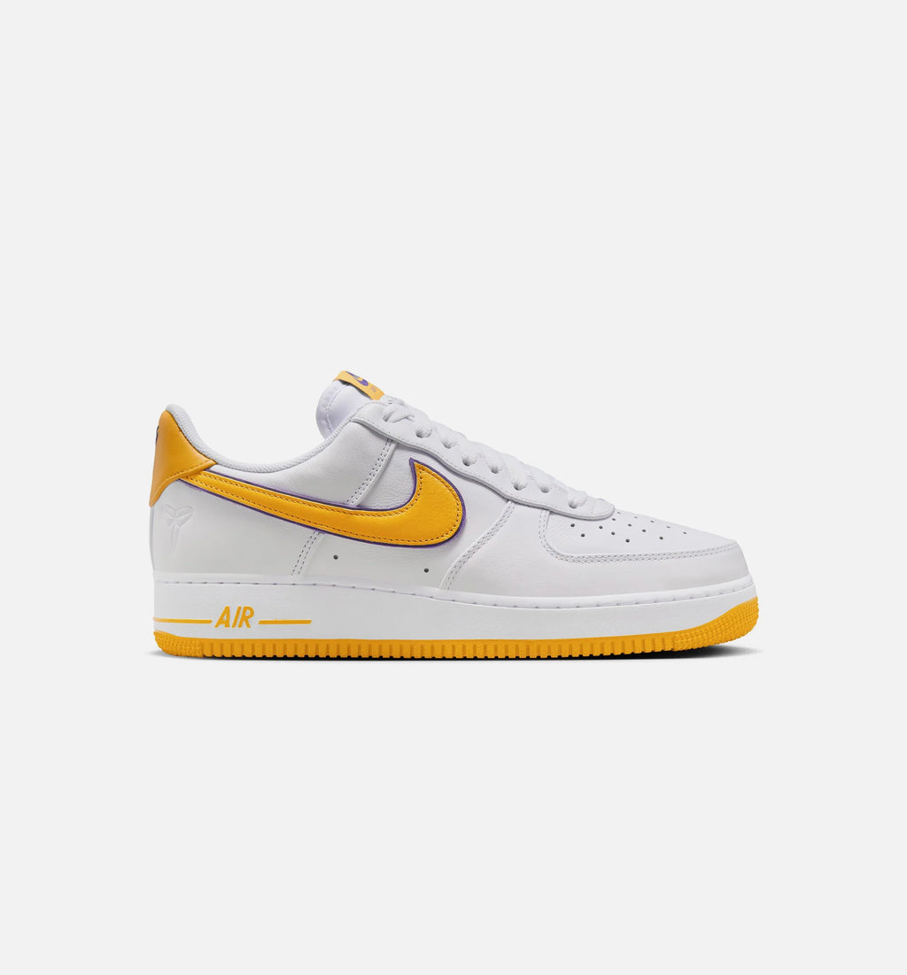 Air Force 1 Low Kobe Bryant Lakers Mens Lifestyle Shoe White Varsity Maize Varsity Purple