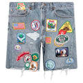 Gentlemans Denim Shorts Multi