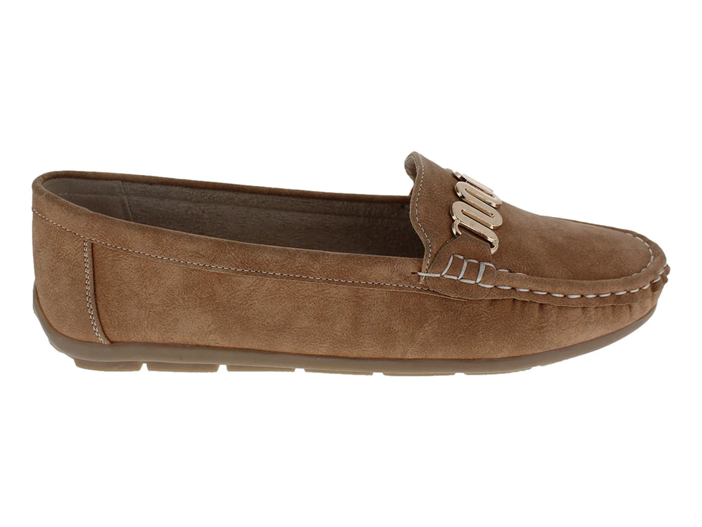 Mocasines Comfort Fit Tan para Mujer