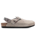 Wide Tokio Suede Leather Taupe