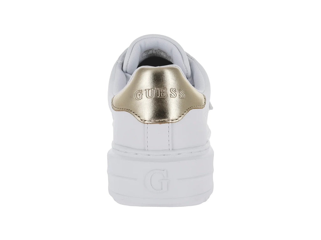 Tenis Guess Drift Blanco y Platino para Mujer