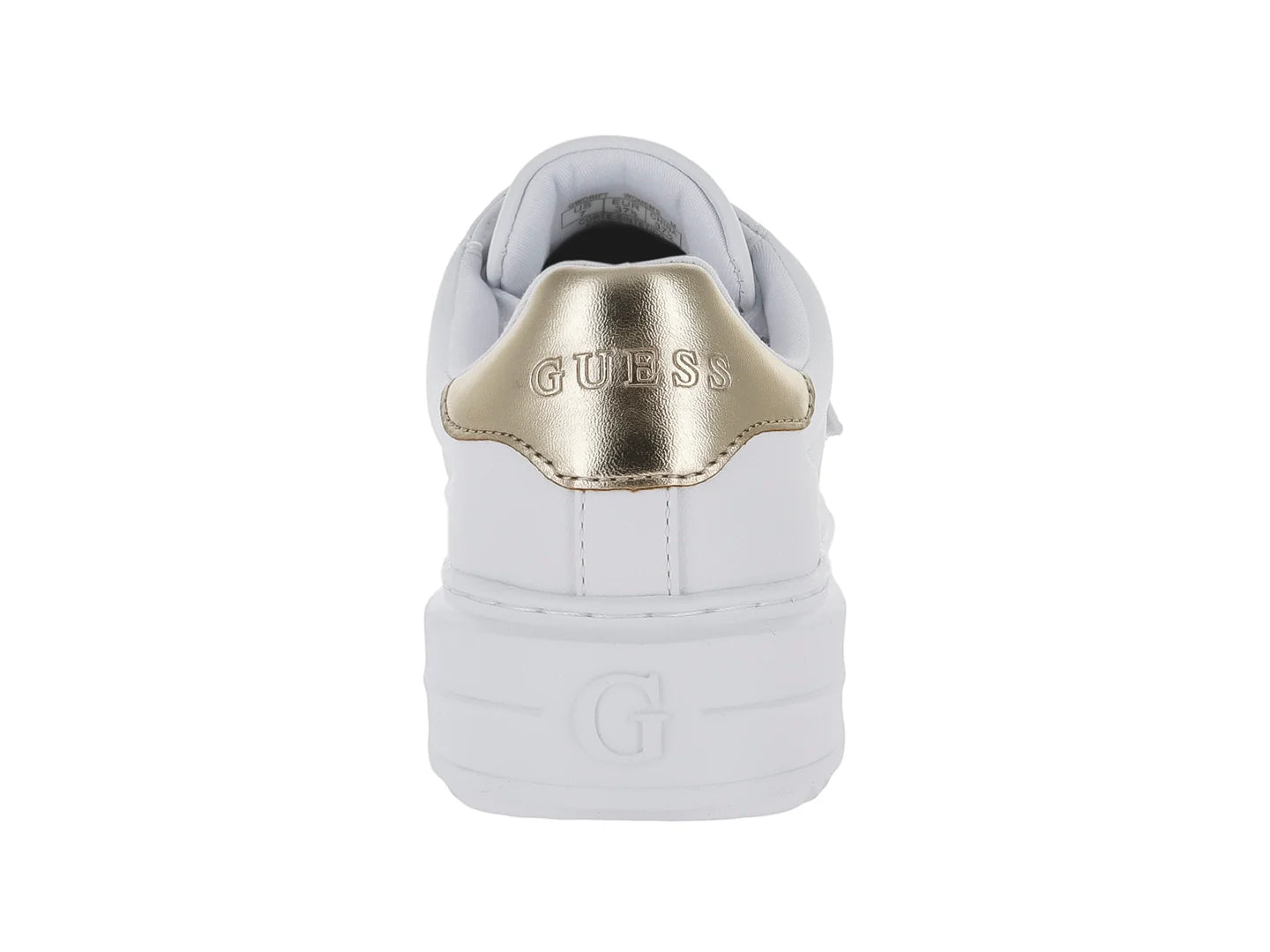 Tenis Guess Drift Blanco y Platino para Mujer