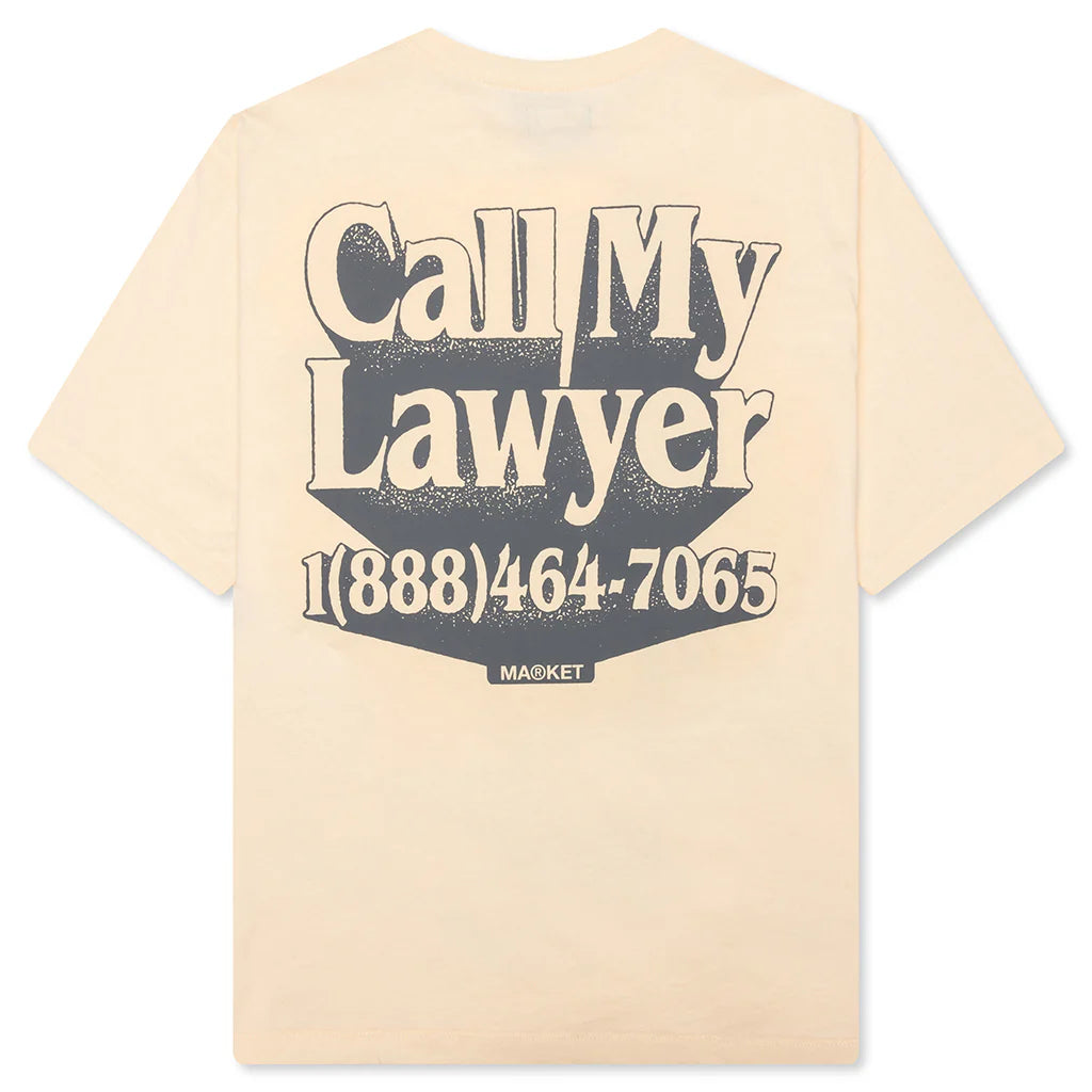 Call My Lawyer 3D T Shirt Butter Cream
