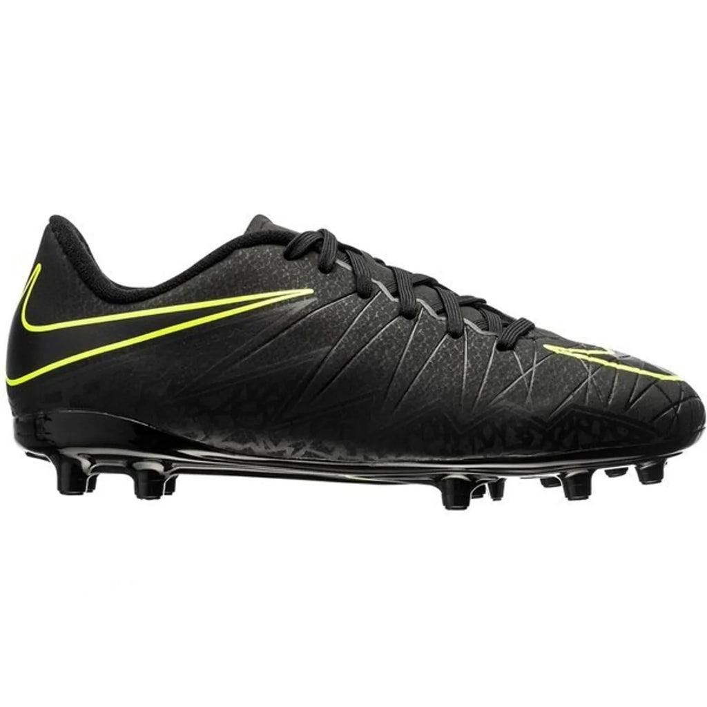 Nike JR Hypervenom Phelon II FG Soccer Cleats Black Volt