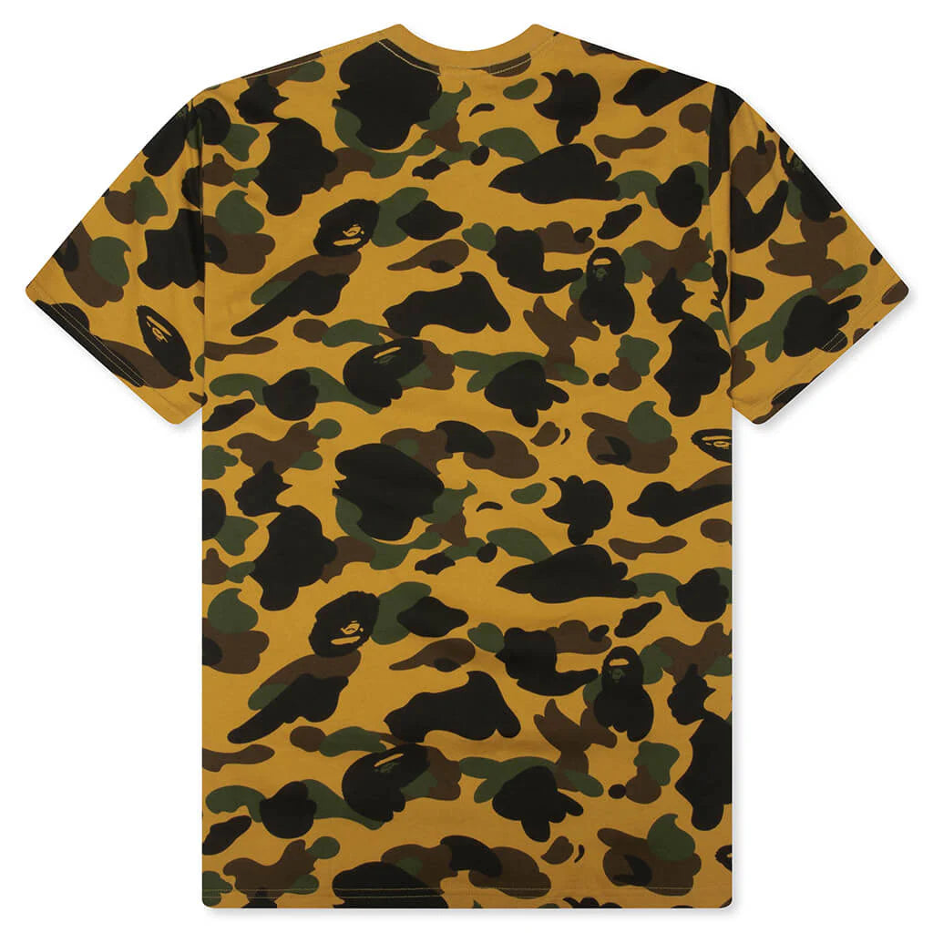 1st Camo College Tee Yellow
