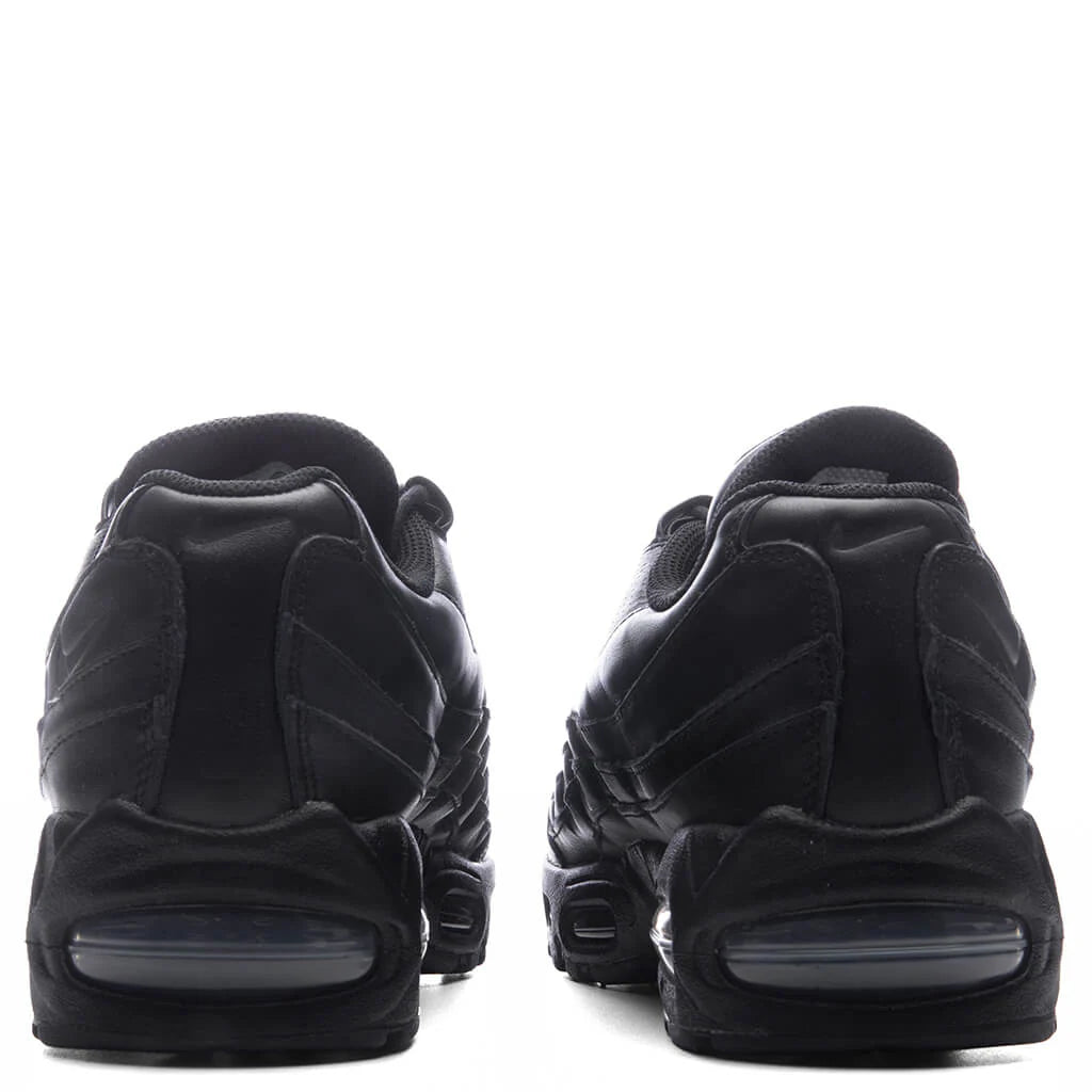 Air Max 95 Big Bubble Leather Black Black Black
